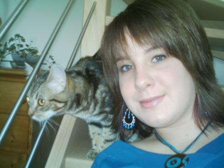 mon chat et ma seur